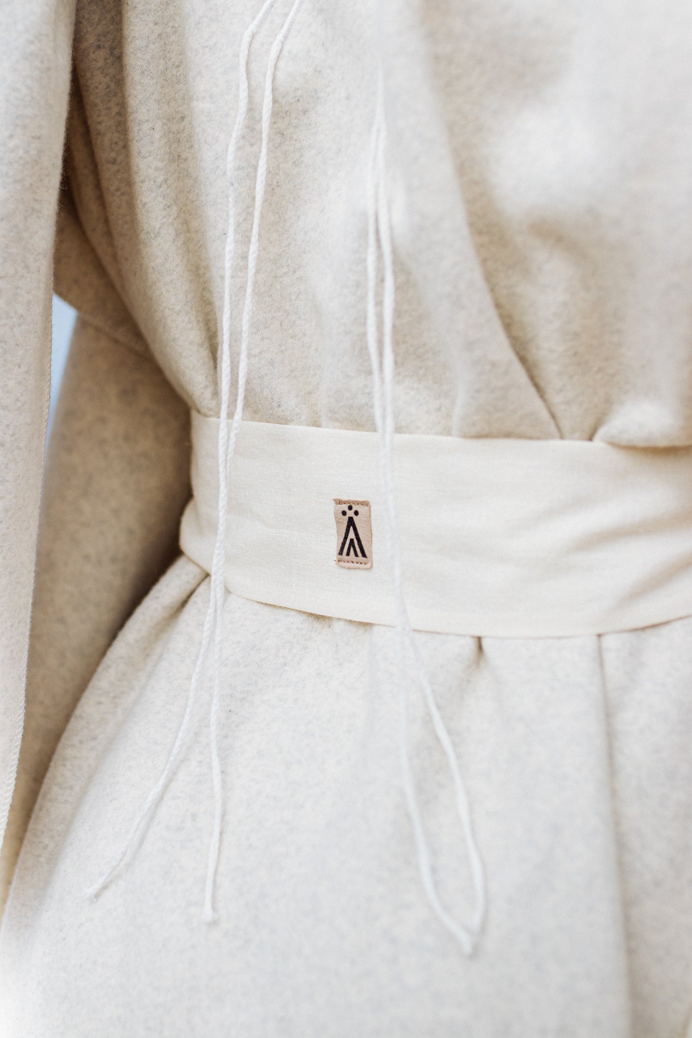 Organic Cotton or Hemp Belt / Milky White / Natural / Black