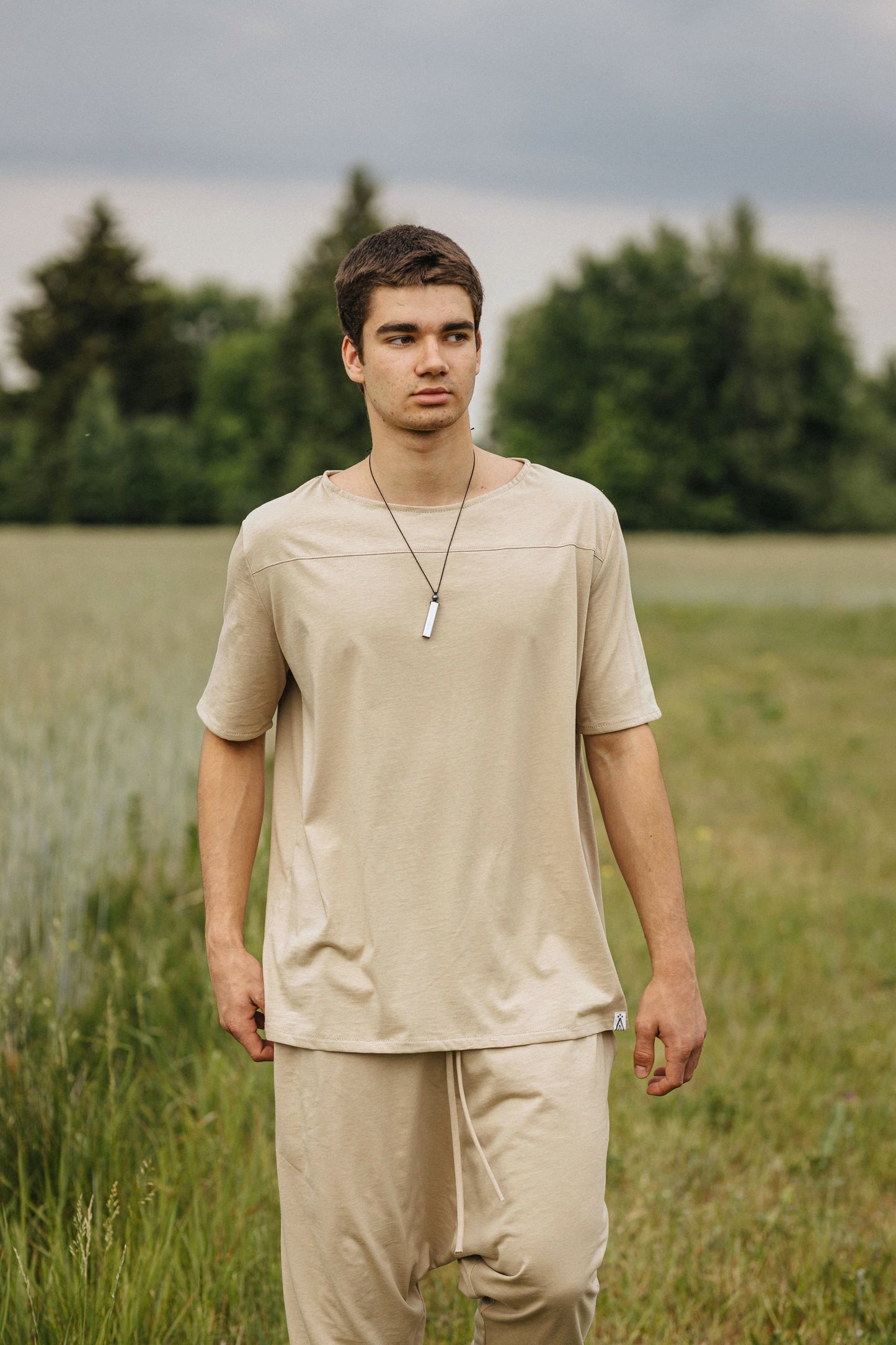 Organic Cotton T-Shirt for men / Beige